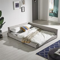 도히 아쿠아텍스 저상형 패밀리 침대프레임 SS, 아쿠아 그레이