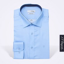 듀퐁셔츠 남성 사틴 솔리드 긴소매셔츠 1SM22LS752SBU