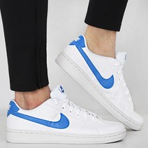 나이키 스니커즈 Court Royale 2 넥스트 네이처 화이트+블루 로고