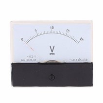 전압계 포인터 DC 히드 0-100V 300V500V 아날로그 패널 볼트 게이지 44C2, 02 DC0-10V