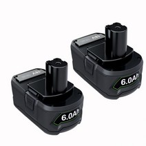 자동차 교체 대용량 6.0Ah 18V 교체용 배터리 ryobi용 리튬 P108 P102 P103 P104 P105 P109 18V 이온 충전 전동 공구, CHINA_2 Picec 6.0Ah
