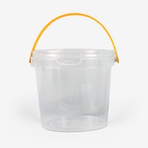 더팩 PP투명 원형 손잡이잠금용기 내열손잡이용기 3098(800ml) 10개 / 100개, 1박스, 100개 (반투명뚜껑)