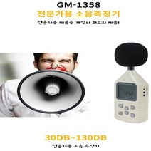 가성비 좋은 사무실 병원 학교 건설현장 전문가용 소음측정기 GM1358