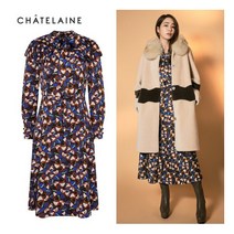 [샤트렌] 사틴 레이스 A라인 원피스