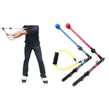 백스윙궤도연습 기역자 골프스윙연습기 릴리즈 코킹, 블루