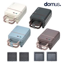 도무스 브뤼셀 와플메이커 샌드위치메이커 블랙, 단품