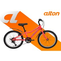알톤스포츠 2022년형 위니 18 아동용 보조바퀴 자전거, 122cm, 체리핑크
