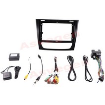 카오디오 Asvegen 라디오 설치 대시 보드 벤츠 E 클래스 W211 Dvd 프레임 패널, 02 With Cable