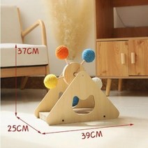 고양이 캣휠 캣힐 캣타워 골판지 종이 장난감 천연 나무 관람차 시살 대마 공 애완 동물 액세서리 개박하 클로 내구성 턴테이블 스크래처, 1.Small sky wheel