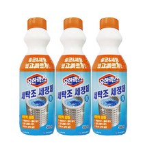 [제이몰] 청소 효과가 빠르고 확실한 유한락스 세탁조 세정제, 500ml, 3개