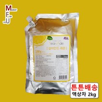 다미즐 레몬차 2kg 액상차 과일청 과일차 자몽 유자 S, 1.갈아만든 자몽2kg