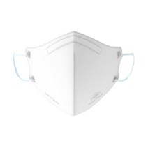 헬스키퍼 쿨 (Cool) 컬러마스크 숨쉬기 편한 여름마스크 새부리형 2D 국내생산 (1매), L(대형), KF-AD 화이트 1매