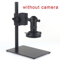 디지털 전자 현미경 확대경 48MP 4K 2K HDMI USB 산업용 디지털 비디오 현미경 카메라 줌 130X C 마운트 렌, 02 B stand Lens LED