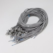 원형무접지 파워코드 전원케이블 전원선 0.75SQ 2P 1.0SQ 2P 1.5SQ 2P, 0.75SQ×2C, 3M
