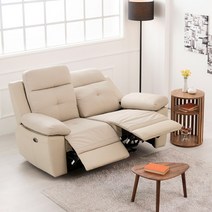 187 헤븐 전동리클라이너 2인 에어레더, 다크그레이