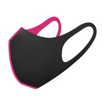 휘마스크(weemask) 스타핏 패션마스크 자외선차단 핑크블랙 특대형 1P, 1개, 핑크블랙 특대형(큰얼굴용)