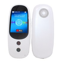 영어 번역기 일본어 한영 번역기 한일 휴대용 전자 음성 번역기 T6 2.4 인치 터치 스크린 4G SIM 지능형, 흰색 바탕에 sim