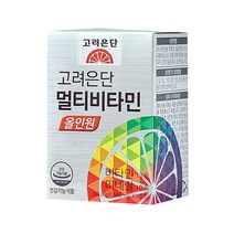 고려은단 멀티비타민 올인원 유재석비타민 60정. 1개(2개월분), 상세페이지 참조, 상세페이지 참조, 상세페이지 참조, 상세페이지 참조