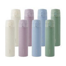 [본사]락앤락 1+1 슬림핏 원터치 텀블러 400ml 총2개, 바이올렛