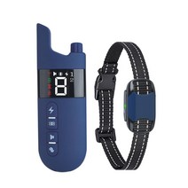 강아지훈련 애견훈련 800m 원격제어 충격 진동 방수 사운드 기능, CHINA, Eu 플러그, Blue for 1 Dog