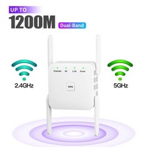 5ghz ac1200 와이파이 리피터 1200mbps 라우터 와이파이 증폭기 2.4g5ghz 와이파이 신호 부스터 장거리 네트워크 액세스 포인트, 5g 중계기, 나는 플러그