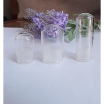 비즈공예 원석 10set 18x3020x3 025x3 820x50mm 투명 유리 병 상단 구멍 플라스틱 트레이 O 공장 농장 용, 01 18x30mm