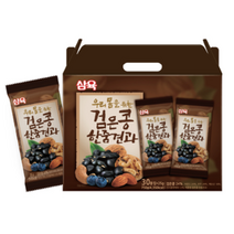 삼육 검은콩 한줌견과 선물세트 25gx30봉 검은콩 블루베리 아몬드 호두 캐슈넛