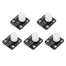 5pcs LED 전자 모듈 RGB 풀 컬러 LED 모듈 5V 3 Arduino 단일 칩 마이크로 컴퓨터에 대 한 1 원색 빛, 하나, 검은 색