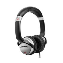 아마존 리퍼 Numark HF125 울트라 포터블 전문가 DJ 헤드폰 6ft 케이블 확장 응답용 40mm 드라이버 절연용 클로즈드 백 디자인