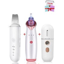 뷰티디바이스 EMS 페이셜 메소 테라피 페이스 마사지 바디 슬리밍 초음파 스킨 스크러버 블랙 헤드 리무버 모공 클리너 딥 클리닝, as show 03