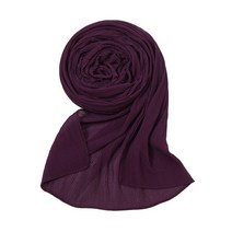 플리츠플리즈스카프 주름스카프 봄스카프 플리츠스카프 패션 Pleated Crinkle 쉬폰 스카프 Hijabs 큰 크기
