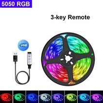 펫드라이룸 USB Led 스트립 조명 5V 와이파이 전화 앱 1M-30M 럭스 led 5050 RGB 다이오드 리본 램프 장식, 01 3k control_07 15M