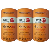 종근당건강 [쿠폰할인] 락토핏 프롤린유산균 코어 60포, 3통