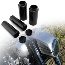 오토바이 바디 키트 할리 데이비슨 softail fxsb breakout 2013 2017 상단하단 프론트 포크 쇼크 업소버 커버 보호 슬리브, 2xupper 포크 커버