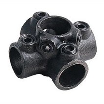 20A 재활용 반영구적 블랙 파이프 클램프 수납장 고정