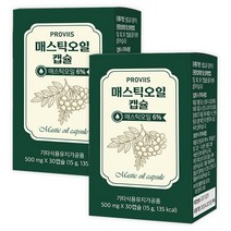 매스틱오일 사용 매스틱 오일 100% 캡슐 식물성오일 메스틱 마스틱 MASTIC OIL, 2개, 90정