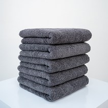 가치홈 국산 항균타올 40수코마사 호텔수건 당일발송, 진회색, 10매