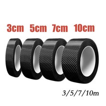 PPF필름 무광 블랙 헤드라이트 실내 PPF 자동차 보호 문콕방지 필름 3/5/7/10cm * 3M 탄소 섬유 스티커 붙여 넣기 대 스트립 도어 사이드 미러 319EA 2 호환, 5cm X 3M, 1개