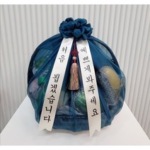 프리미엄 과일바구니(대)과일상자 이바지 서울 대전 부산 전국 예단 상견례선물 첫인사선물, 실크 보자기로 변경