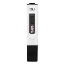 휴대용 미터 디지털 LCD 수질 테스트 펜 순도 필터 TDS 미터 테스터 0-9990 PPM 온도 휴대용 측정 도구 휴대용 LCD 수질 테스트 펜 순도 필터 TDS 미터 테스터, 03 WHITE