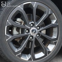 JS automotive 티볼리 티볼리에어 휠 타이어 마스크 18인치 카본스티커 튜닝필름 가드 긁힘방지 몰딩 패널 DIY 익스테리어 장식용품, A타입