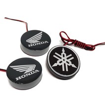 AIT 튜닝 드레스업 야마하 XMAX300 프론트 엠블럼 면발광LED, 1개, 50mmx5mm 스즈키(개당판매)