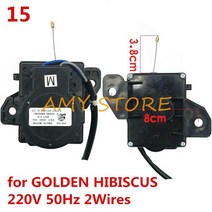 220V 50hz 유니버설 소형 세탁기 드레인 트랙터 견인기 밸브 모터 Haier Midea LG TCL Whirlpool LittleSw, 15 15