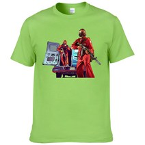 여름 새로운 청소년 그랜드 절도 자동 게임 6 쿨 GTA5 다채로운 인쇄 티셔츠 레저 의류