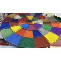 고무 탄성 epdm 놀이터 고무 바닥 보수 수리 포장재, 그래스그린 - 25kg