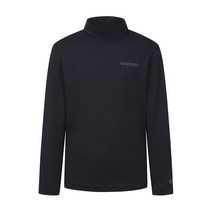 디스커버리익스페디션 하이넥 에어히트 남성 긴팔티셔츠 (BLACK) 795301