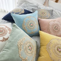 마가렛 거실 쇼파 패브릭 면 쿠션 북유럽 소파 방석 솜포함 (2sizes 7colors), 핑크
