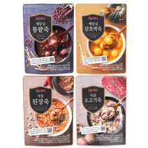 홈플러스 시그니처 죽 4종세트(단팥 단호박 된장 소고기)450g 각1개씩 총4개