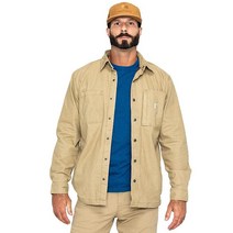 Carhartt 남성용 러그 플레스 릭비 재킷 버튼 다운 셔츠 다크 카키 L, Dark Khaki, XX-Large