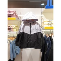 에스핏 NC엑스코점 무채색 컬러배색 바람막이 아동 점퍼 밴스JP02